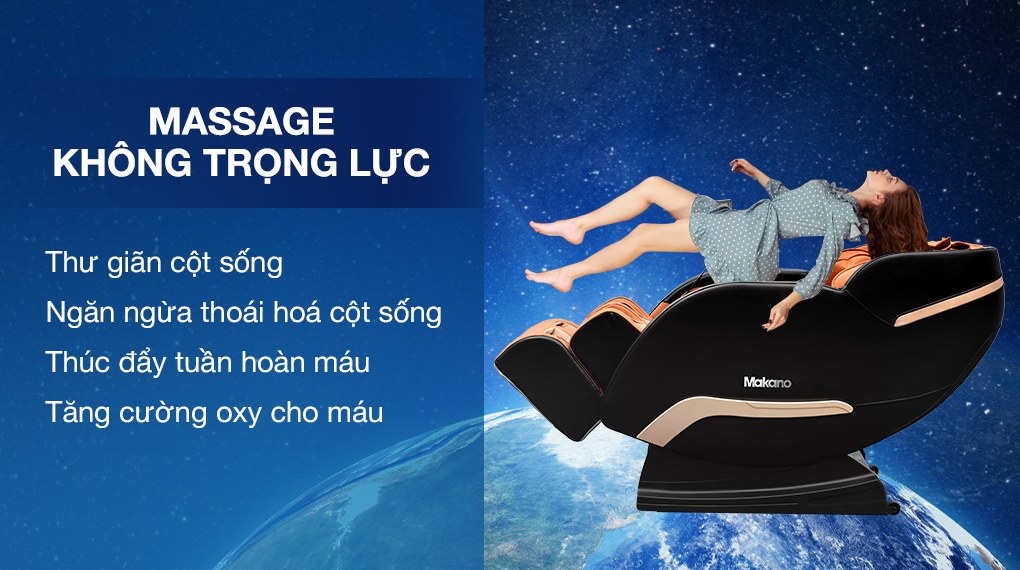 Ghế massage không trọng lực Makano MKGM-0001D