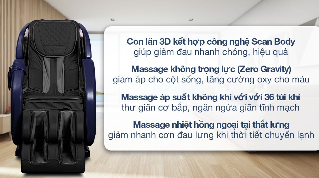 Ghế Massage Makano MKGM-10003 hover