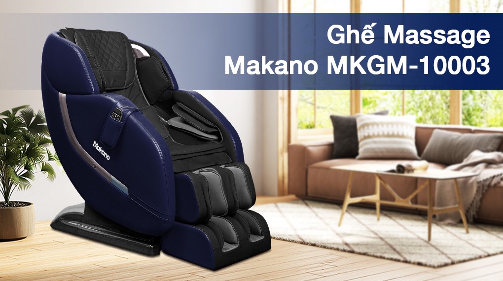 Ghế Massage Makano MKGM-10003 có chiều dài 140cm phù hợp với vóc dáng của người Việt