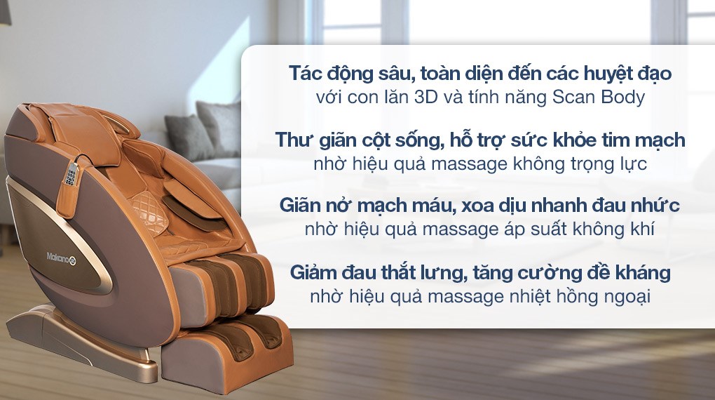Ghế Massage Makano MKGM-20001 hover