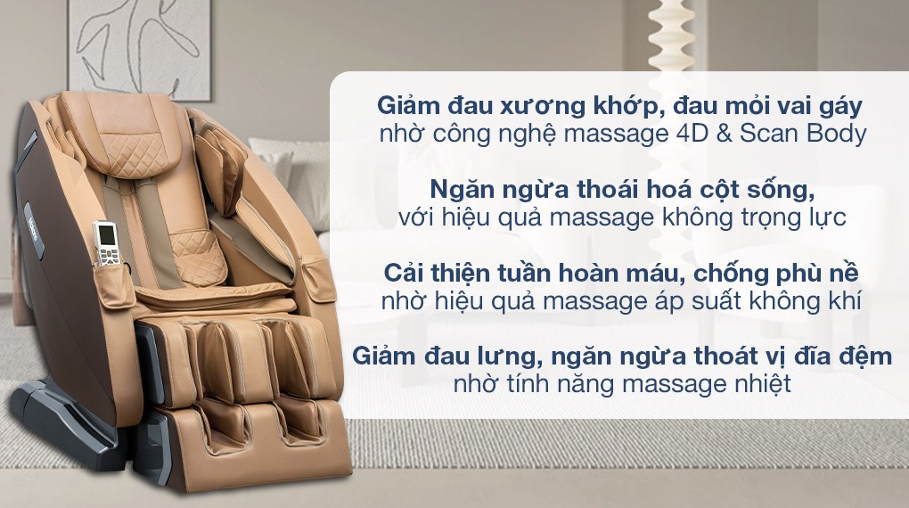 Ghế Massage Makano MKGM-30002 hover