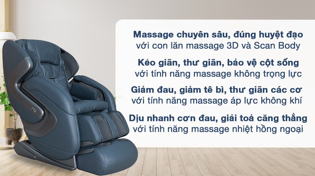 Ghế Massage Fuji Luxury FJ 686 hover