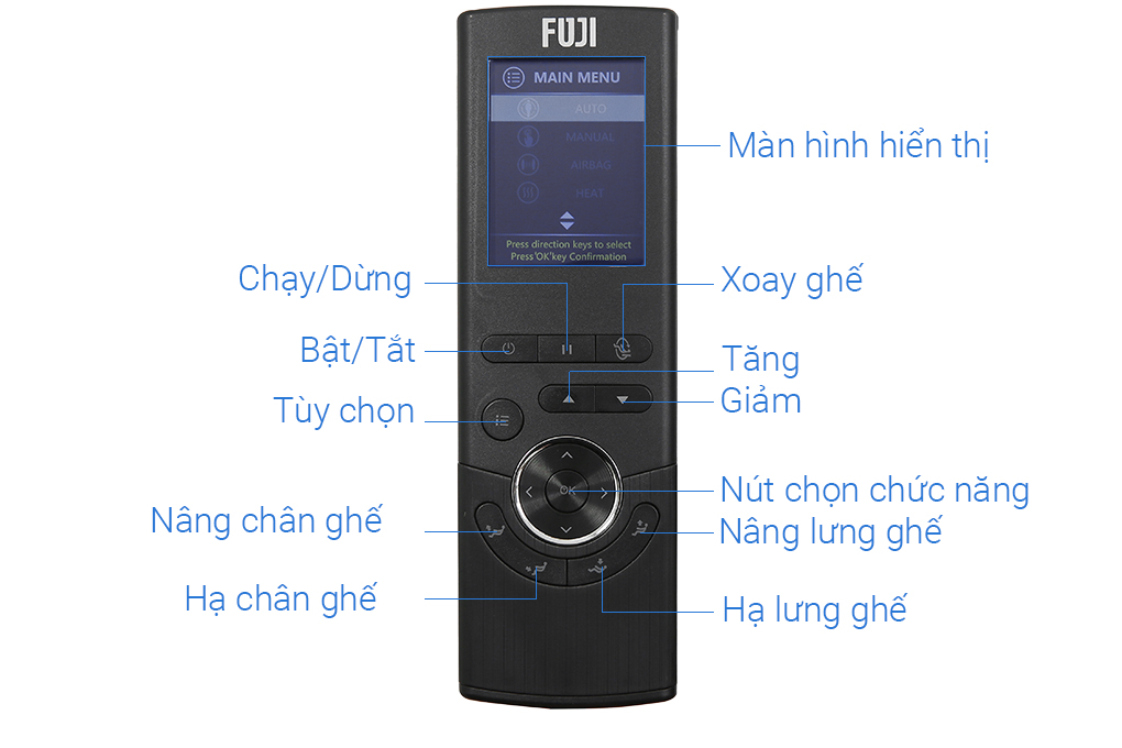 Ghế Massage Fuji Luxury FJ S600 - 16