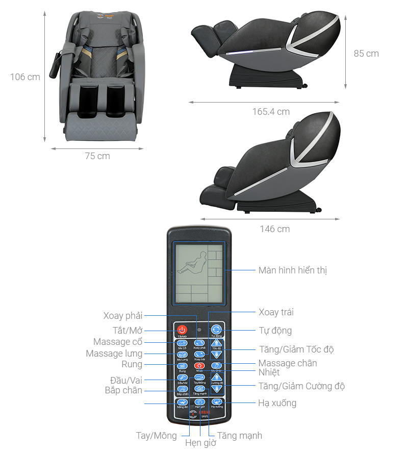 Ghế Massage Airbike Sport MK-354