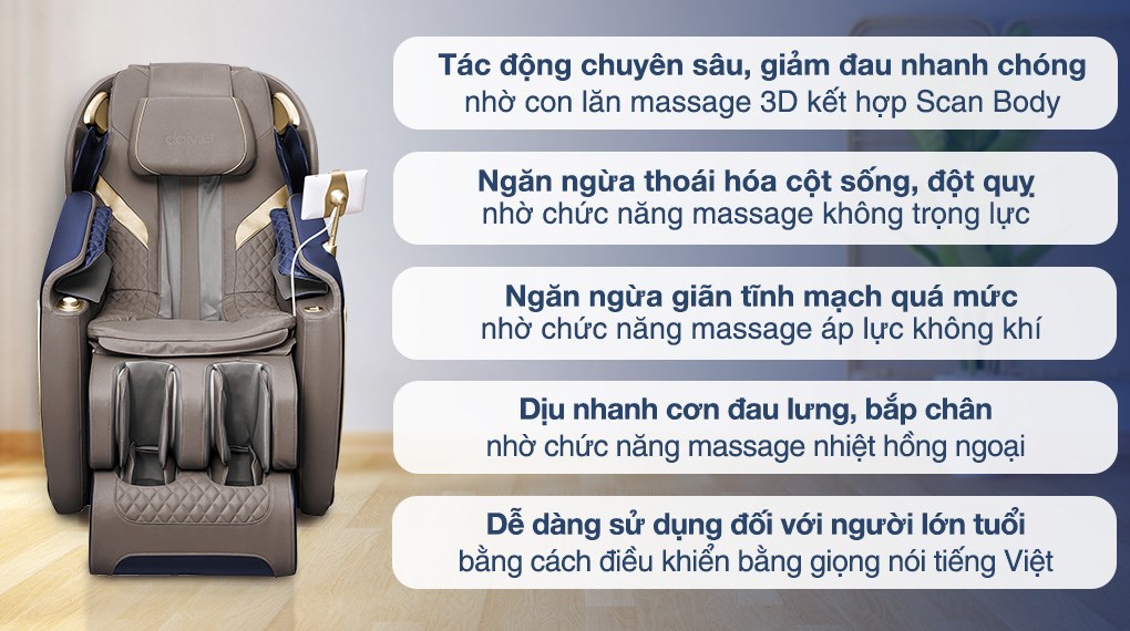 Ghế massage Daikiosan DKGM-20006 hover