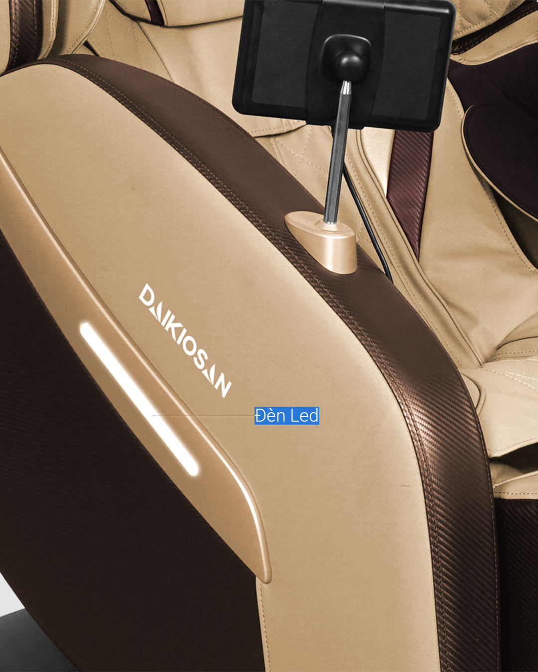 Ghế massage Daikiosan DKGM-10004 Màu Nâu
