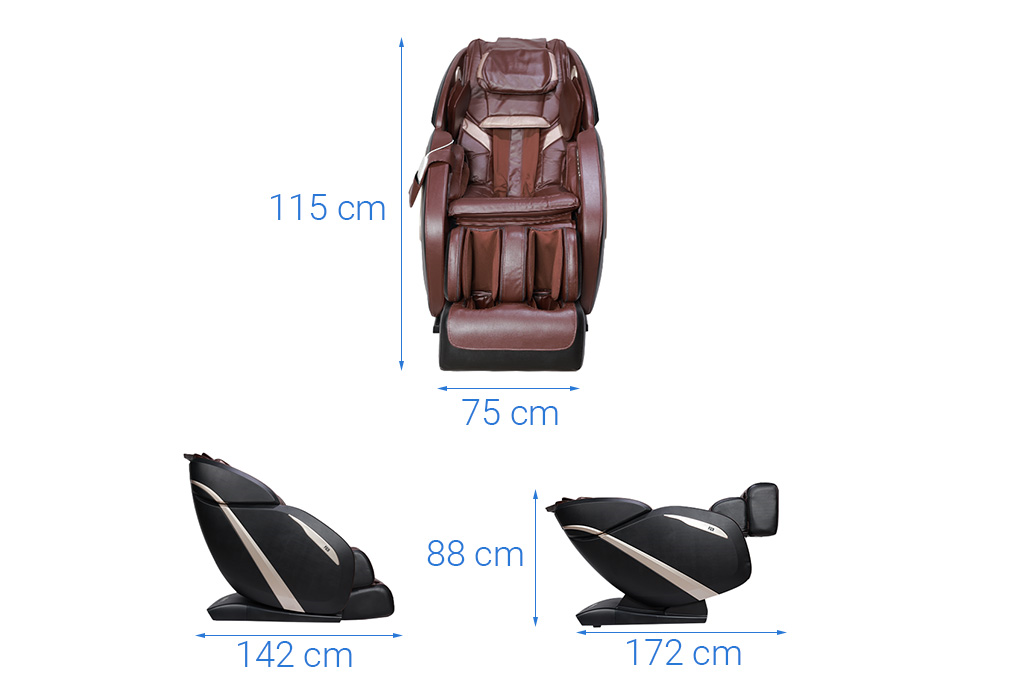 Ghế Massage Fuji Luxury FJ 999L Màu Đen