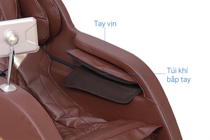 Ghế Massage Fuji Luxury PT607 Màu Nâu