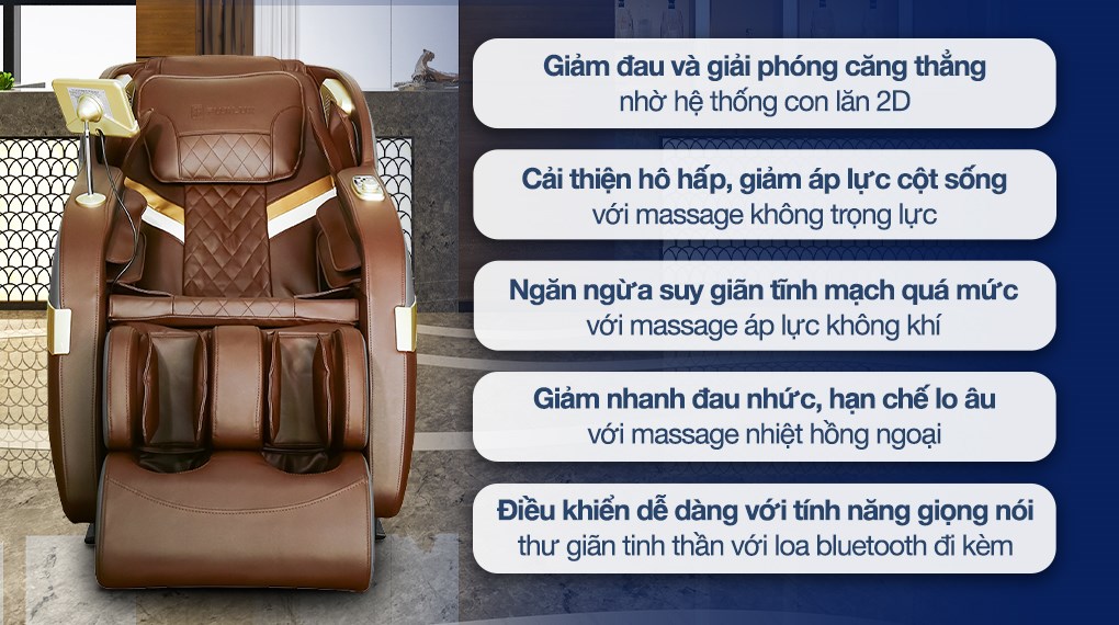 Ghế Massage Fuji Luxury FJ 623 hover