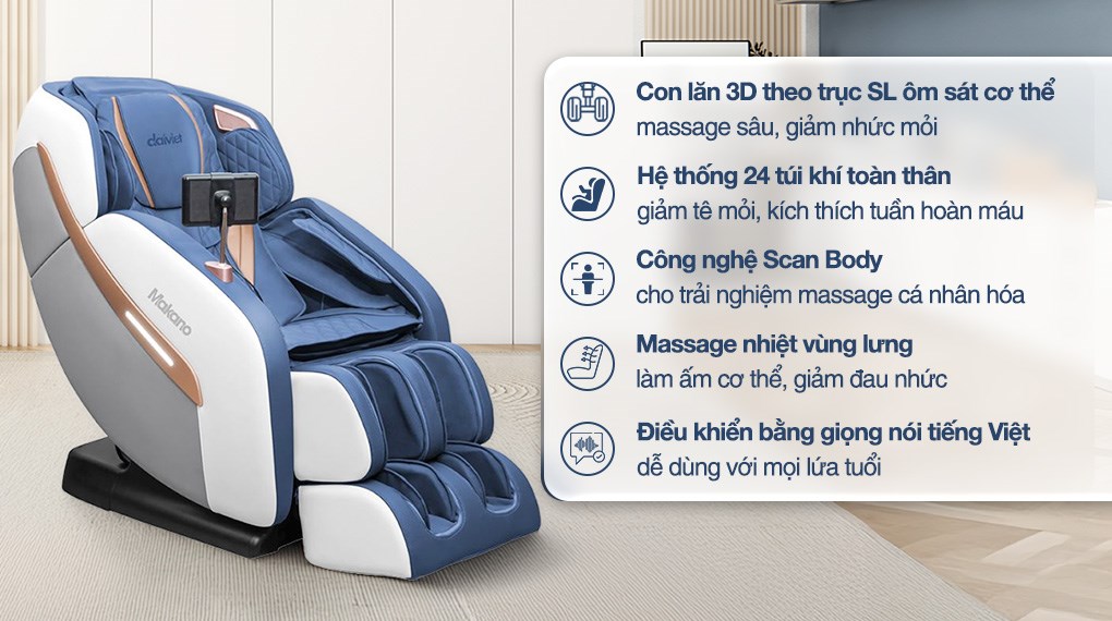 Ghế massage Makano MKGM-10004