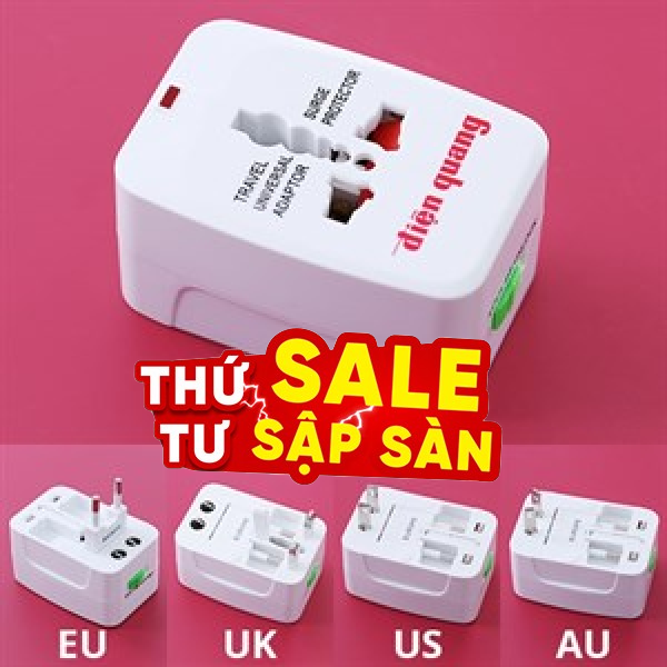 Adapter du lịch Điện Quang TV-01
