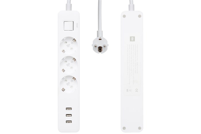 Ổ cắm điện 3 USB 3 lỗ 1.4m Xiaomi NRB4030GL Màu Trắng