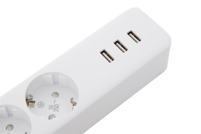 Ổ cắm điện 3 USB 3 lỗ 1.4m Xiaomi NRB4030GL Màu Trắng