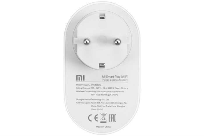 Ổ cắm điện thông minh Xiaomi Smart Plug (WiFi) 1 lỗ GMR4015GL Màu Trắng