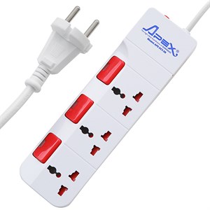 Ổ cắm điện 3 lỗ 2.5m Apex APE OC1-3R