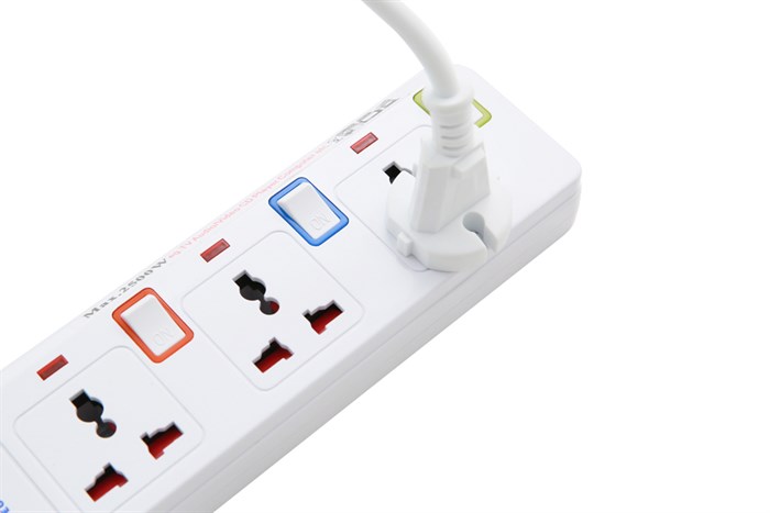 Ổ cắm điện Apex APE OC2-3R Màu Trắng