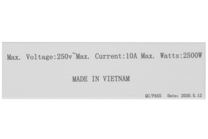 Ổ cắm điện DMAX 3 lỗ 3 USB 5m YH-U633 Màu Trắng