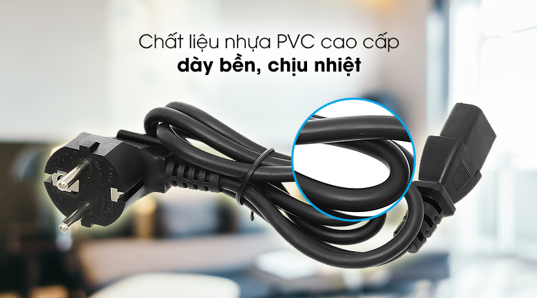 Dây nguồn đa năng Dmax DD-004-BLACK-0.85M - Chất liệu nhựa PVC cao cấp, dày bền, an toàn, chịu nhiệt, hạn chế nứt gãy