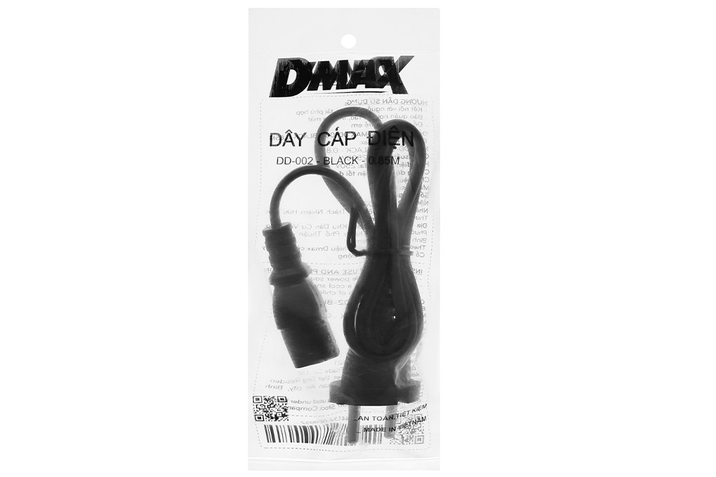 Dây nguồn đa năng DMAX 0.85m DD-002-BLACK-0.85M