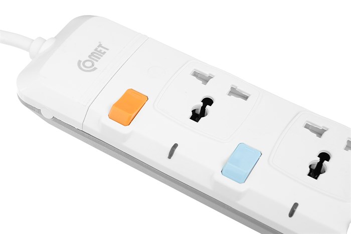 Ổ cắm điện Comet 4 lỗ 5m CESG2405 Màu Trắng