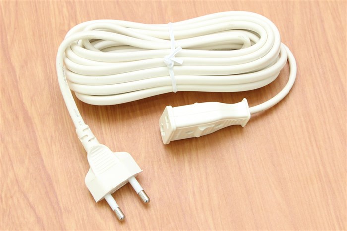 Cáp điện nối dài Điện Quang 5m 2PN Màu Trắng