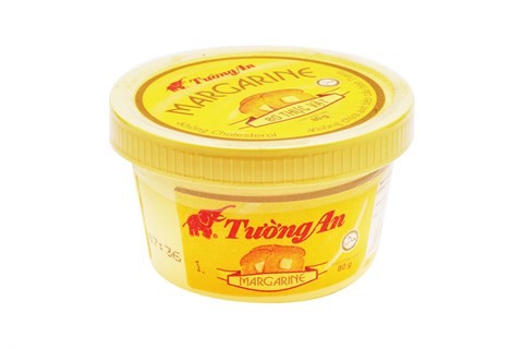 Bơ thực vật Margarine Tường An hộp 80g