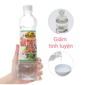 Giấm tinh luyện A Tuấn Khang chai 500ml