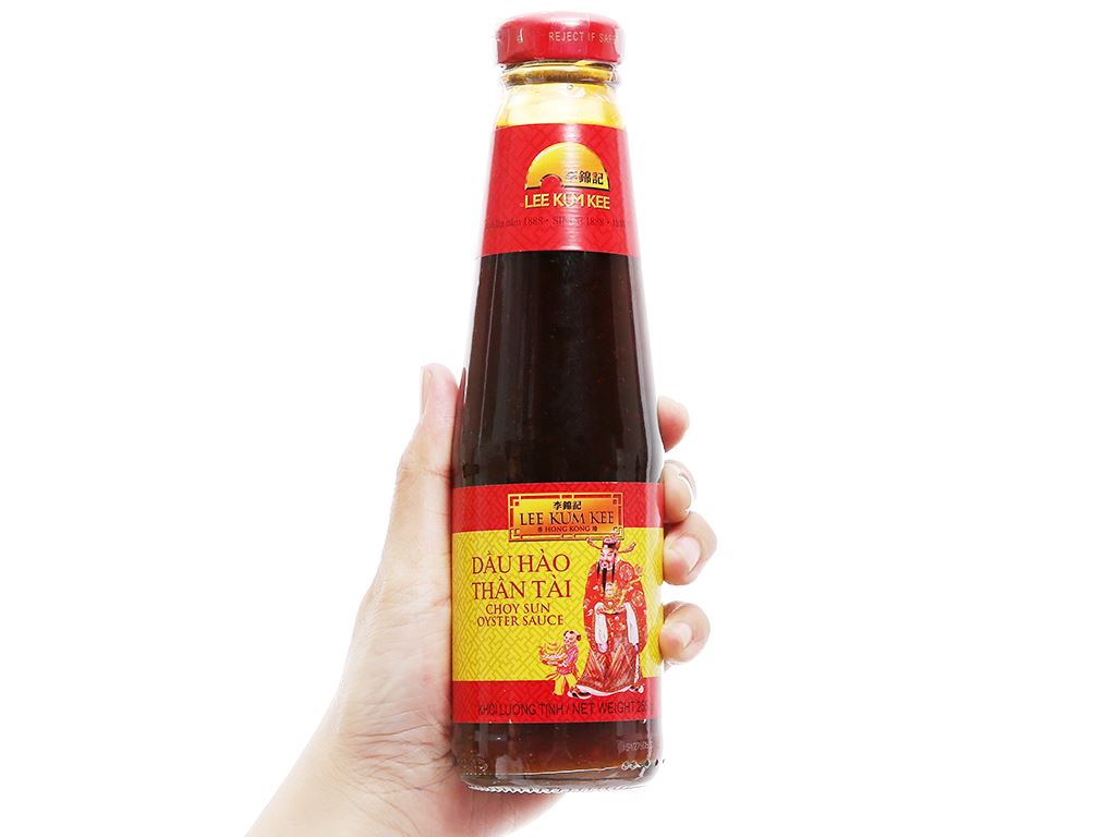 Dầu hào Lee Kum Kee thần tài chai 255g 7