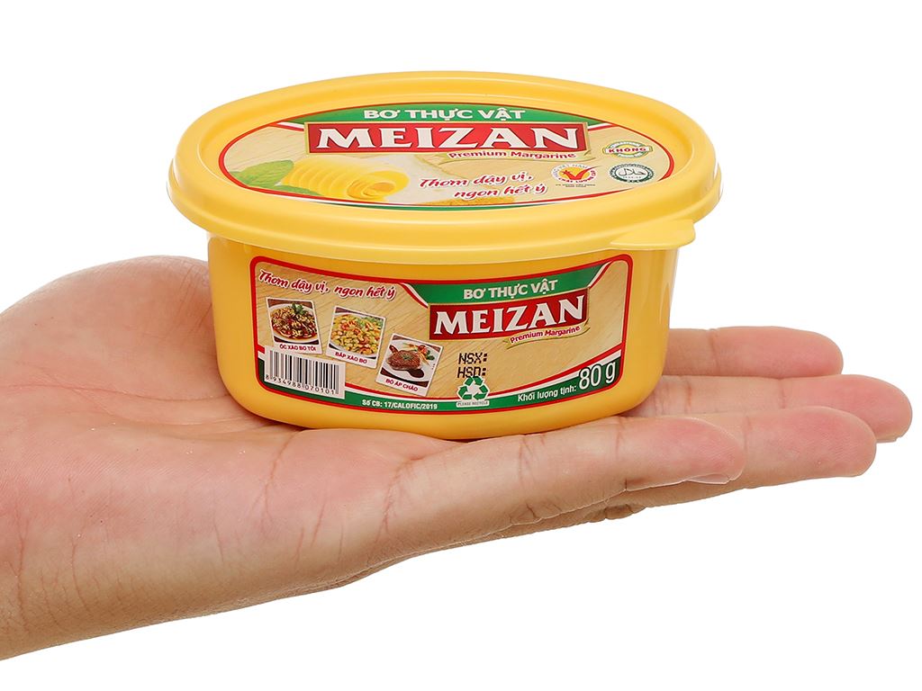 Bơ thực vật Meizan hũ 80g 10