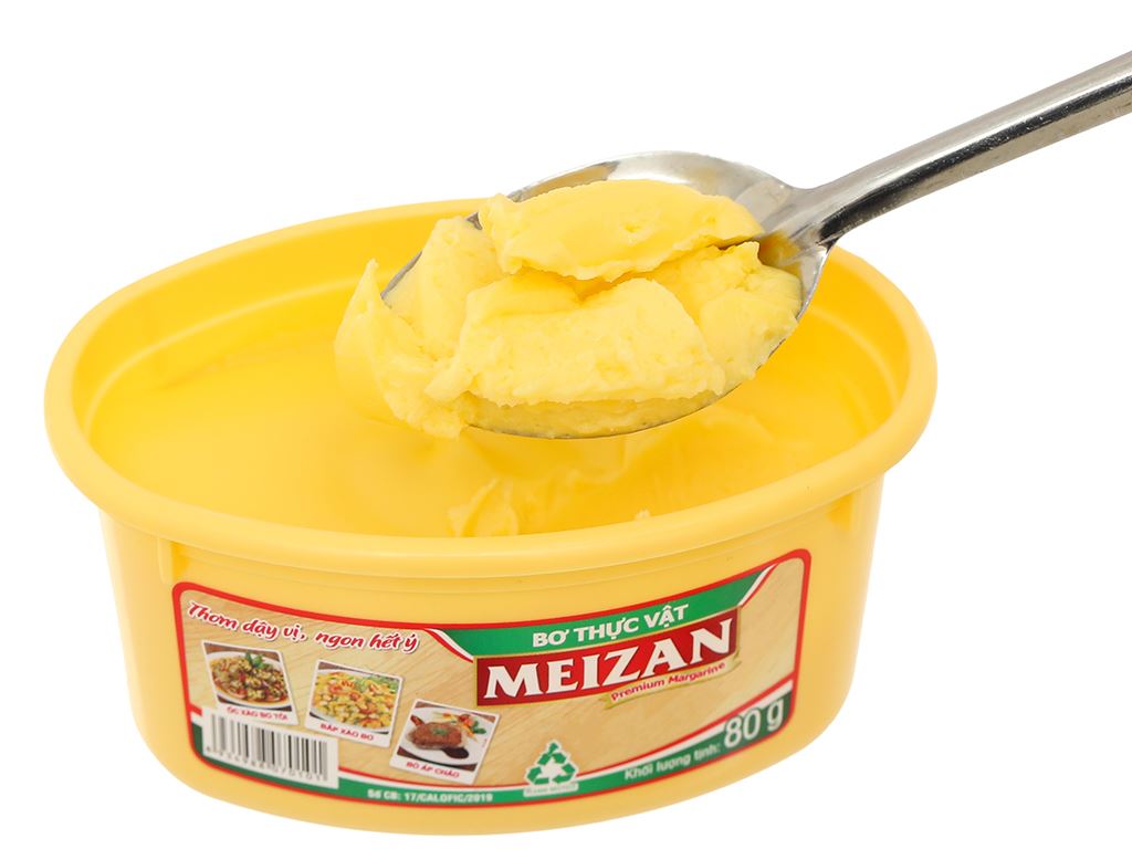 Bơ thực vật Meizan hũ 80g 11