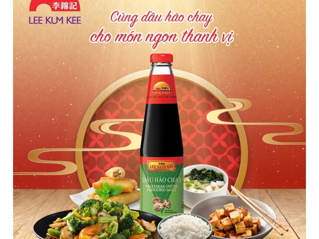 Dầu hào chay Lee Kum Kee chai 255g 2