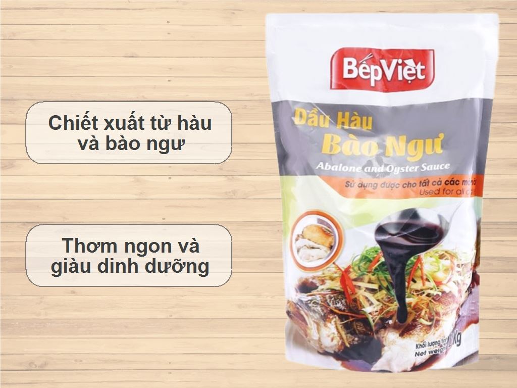 Dầu hào bào ngư Bếp Việt gói 1kg 2