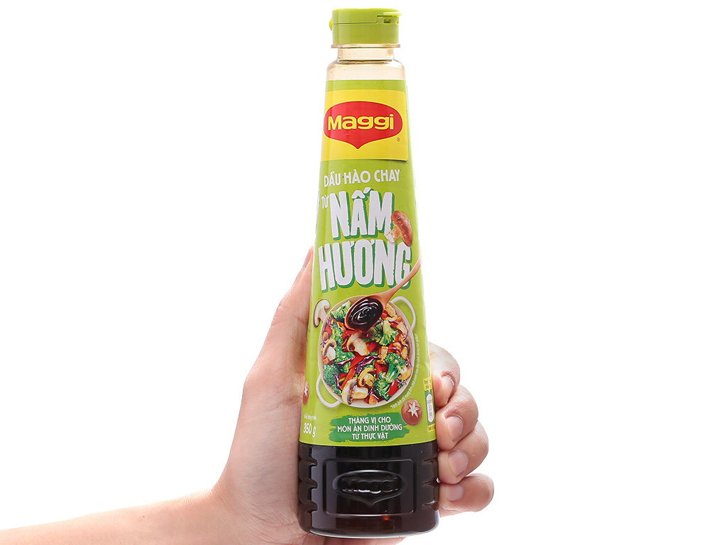 Dầu hào chay Maggi từ nấm hương chai 350g 5