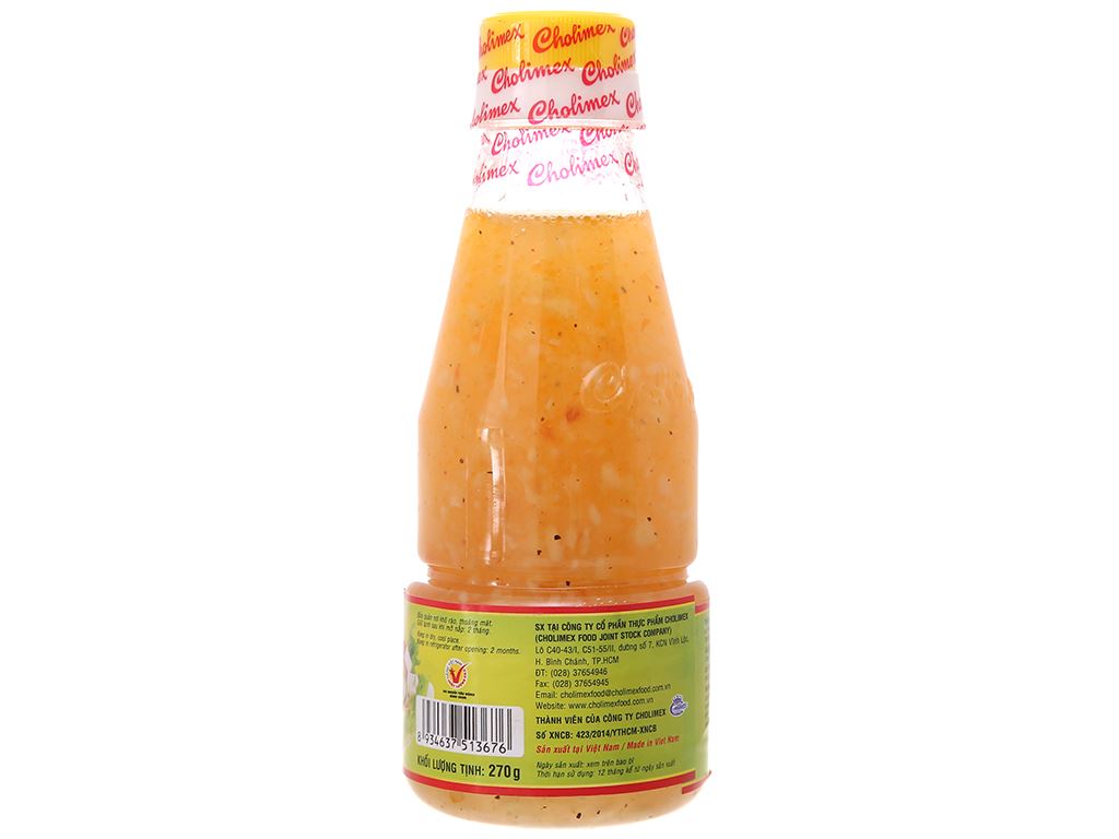 Dầu giấm trộn salad Cholimex chai 270g 3