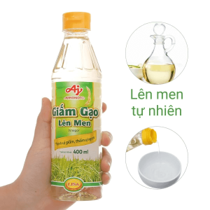 Giấm gạo lên men Ajinomoto chai 400ml