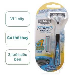 1 cây dao cạo râu 3 lưỡi Schick Xtreme 3