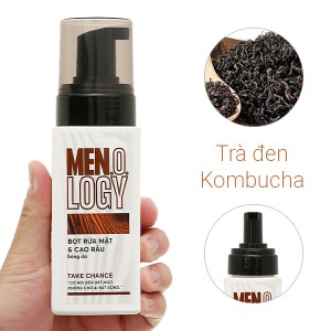 Bọt rửa mặt & cạo râu MEN.O.LOGY sáng da vượt trội 100ml