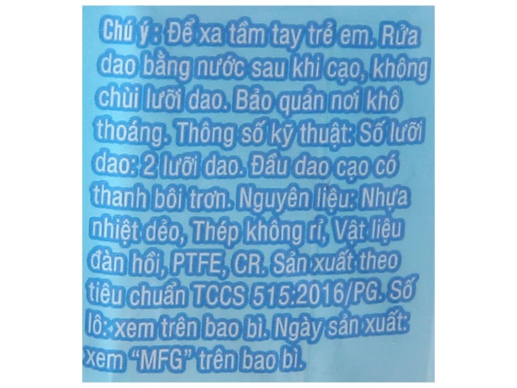 Bộ 7 cây dao cạo 2 lưỡi Gillette Blue 2 Flexi 4