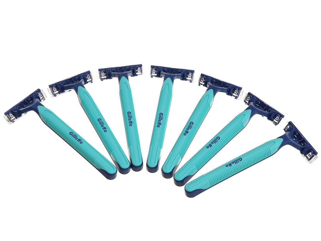 Bộ 7 cây dao cạo 2 lưỡi Gillette Blue 2 Flexi 8