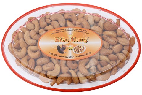 Hạt điều rang muối vàng nguyên Kiều Trang hộp 320g