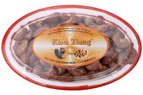 Hạt điều lụa rang muối Kiều Trang hộp 160g