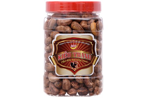 Hạt điều lụa rang muối Kiều Trang hộp 500g