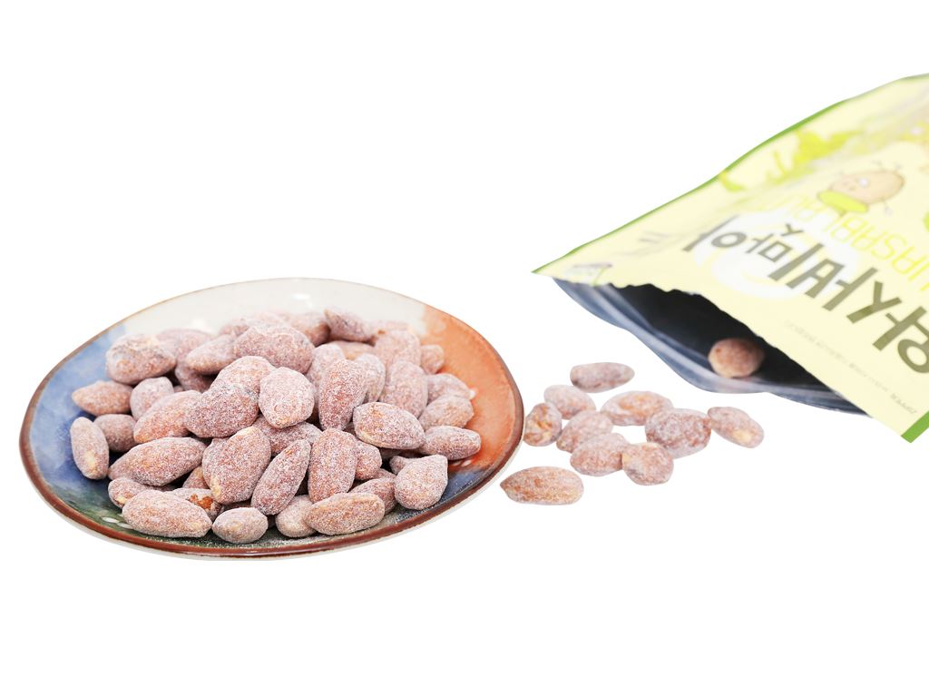Hạt hạnh nhân tẩm wasabi Tom's Farm gói 210g 6