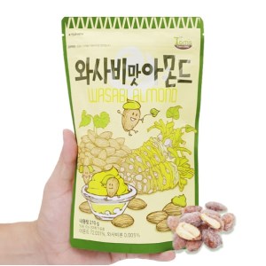 Hạt hạnh nhân tẩm wasabi Tom's Farm gói 210g
