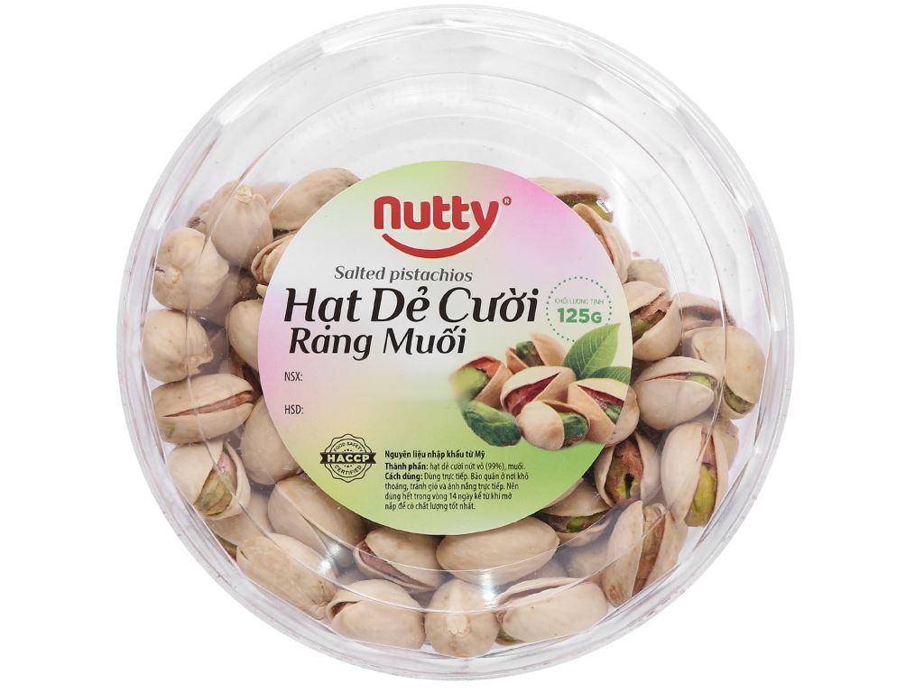 Hạt Dẻ Cười Rang Muối Nutty 125G Giá Tốt Tại Bách Hoá Xanh