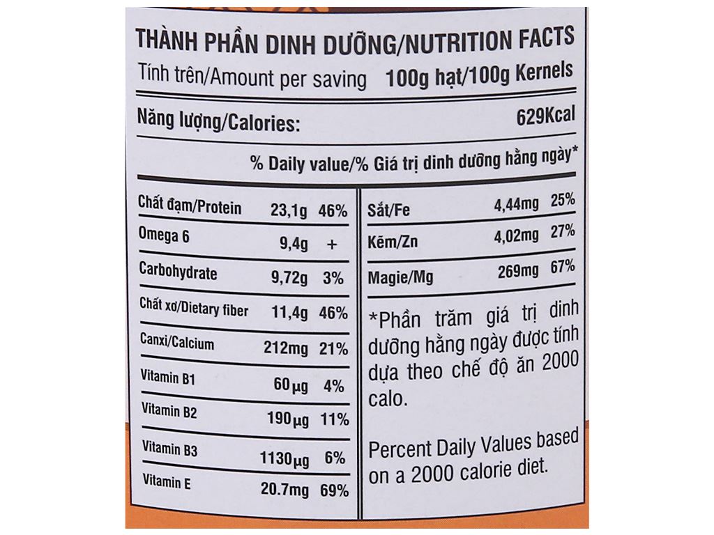 Hạt hạnh nhân Mỹ Your Superfood hủ 450g 7