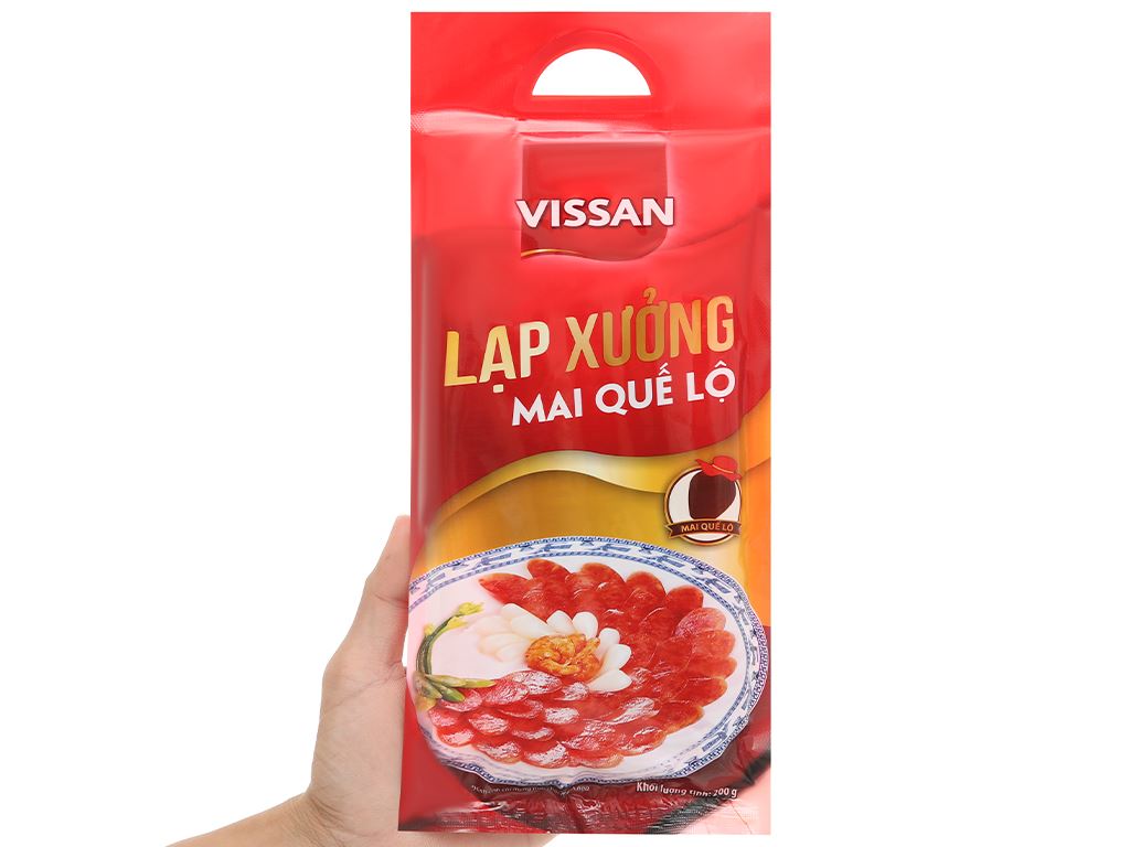 Lạp xưởng Mai Quế Lộ Vissan gói 200g 4