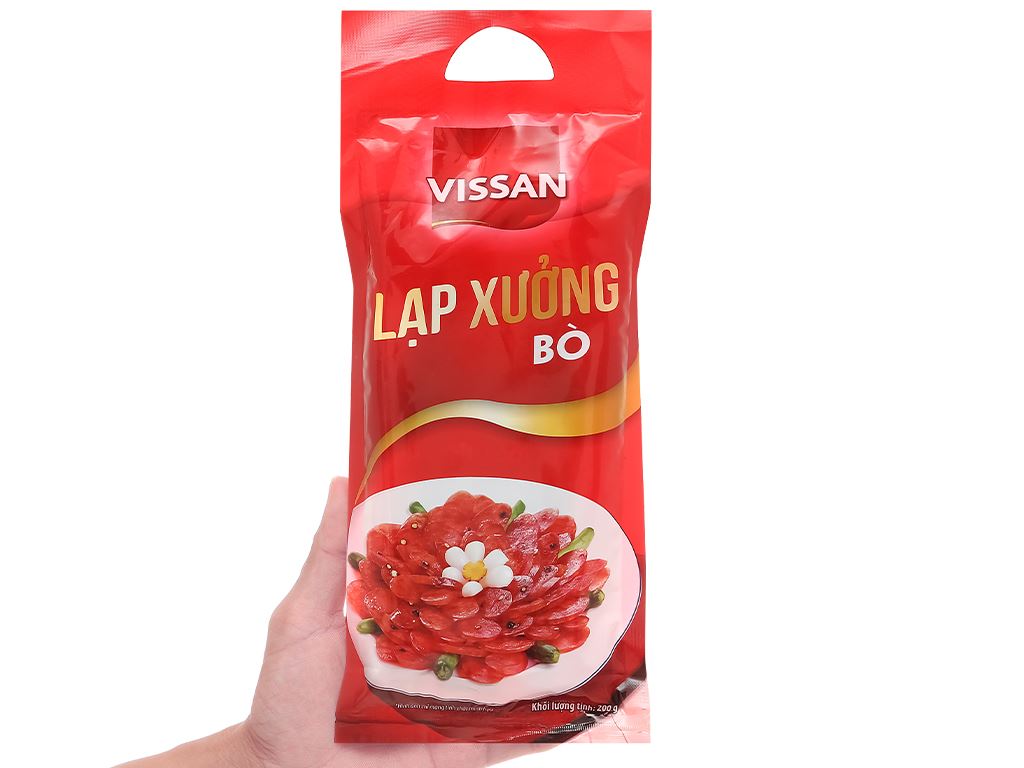 Lạp xưởng bò Vissan gói 200g 5