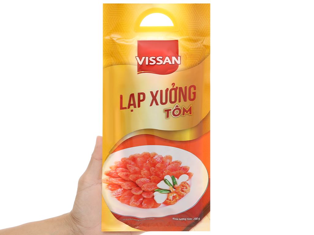 Lạp xưởng tôm Vissan gói 200g 4