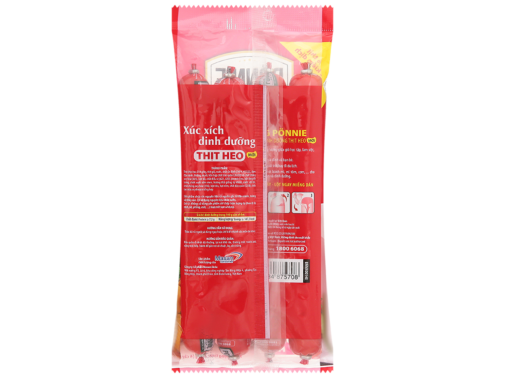 Xúc xích tiệt trùng Ponnie gói 280g 2